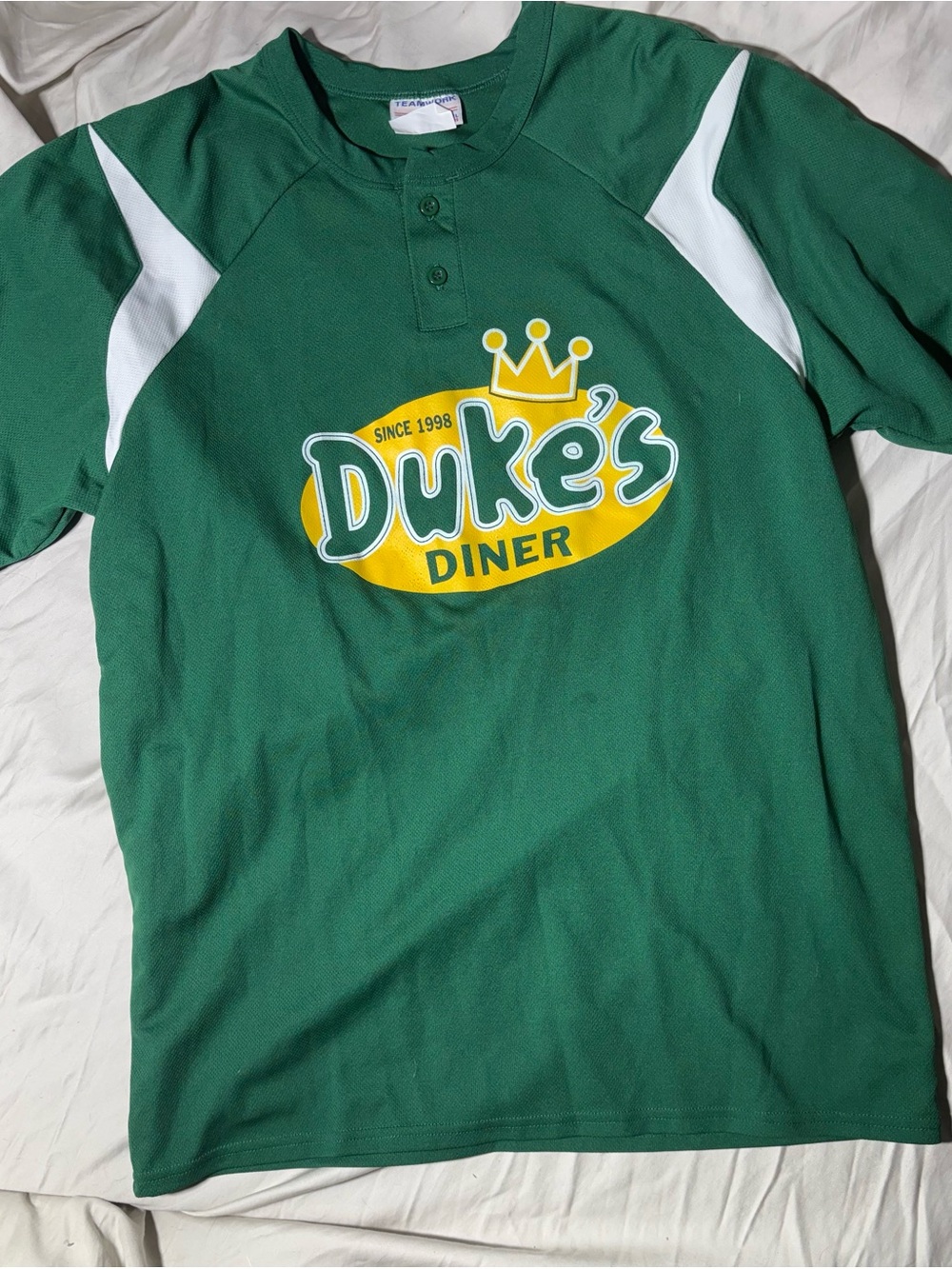 Green Short-Sleeve Logo Jersey